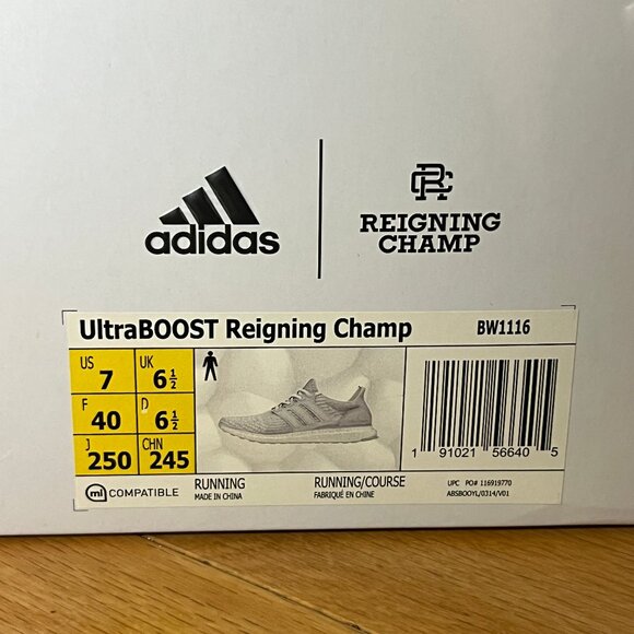 Adidas x Reigning Champ Ultraboost 3.0 US7 - Picture 9 of 10